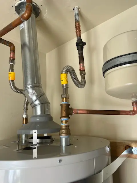 Water heater installation and plumbing repair in Great Meadows